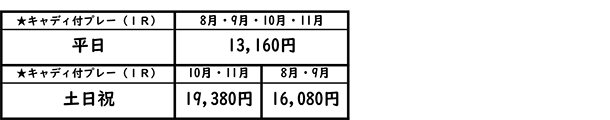料金テーブル